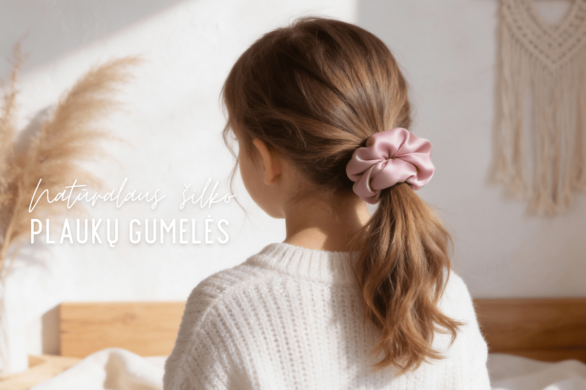 Natūralaus šilko gumelės