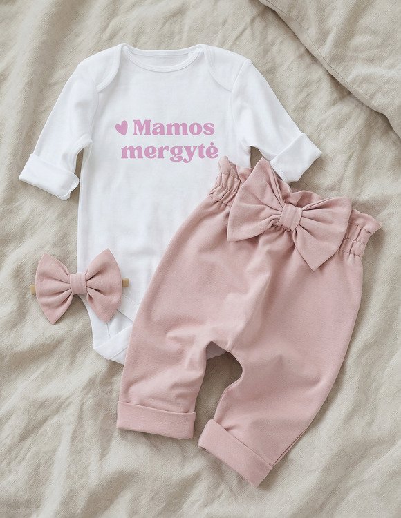 Smėlinukas kūdikiui "Mamos mergytė"  1