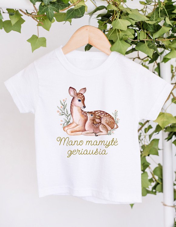Vaikiški marškinėliai "Stirniukai"