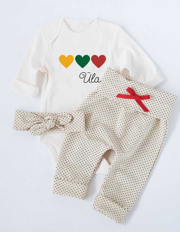 Komplektas kūdikiui "Myliu Lietuvą"