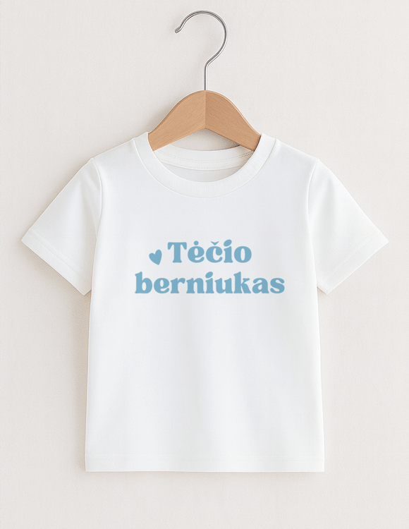 Vaikiški marškinėliai "Tėčio berniukas"