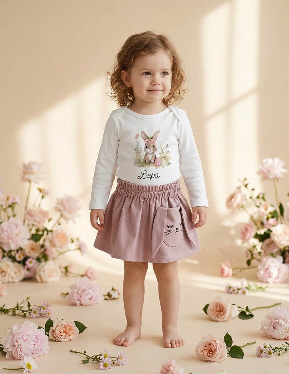 Personalizuotas Velykų komplektas mergaitei 