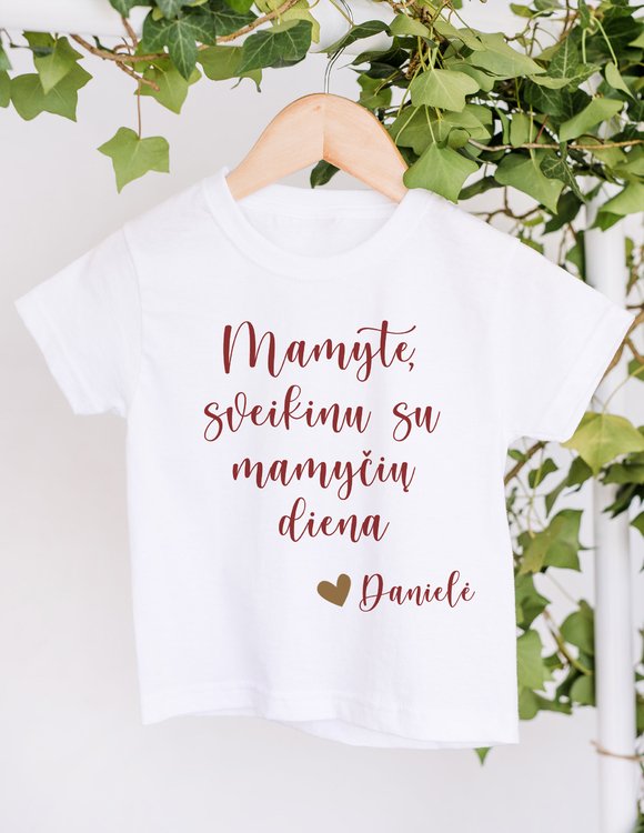 Vaikiški marškinėliai "Mamos diena"