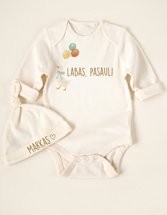 Rinkinys naujagimiui LABAS, PASAULI
