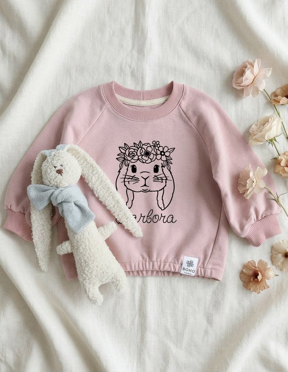 Džemperio ir žaislo dovanų rinkinys mergaitei