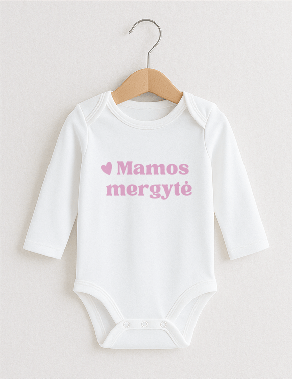 Drabužių komplektas mergaitei "Mamos mergytė" 1