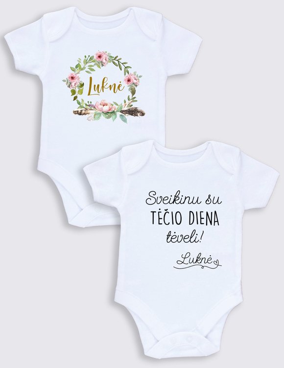Dviejų smėlinukų rinkinys mergaitei "Tėčio diena"