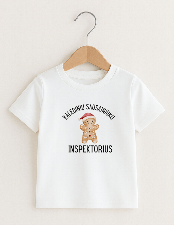 Vaikiški kalėdiniai marškinėliai "SAUSAINIUKAS"