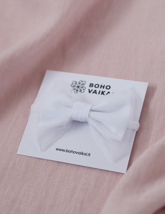 Galvajuostė su baltu kaspinu 1