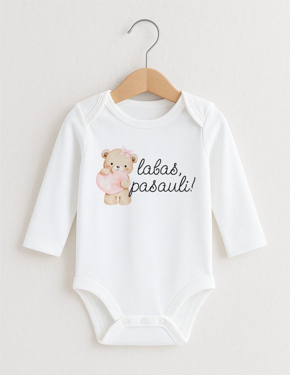 Smėlinukas naujagimiui LABAS, PASAULI