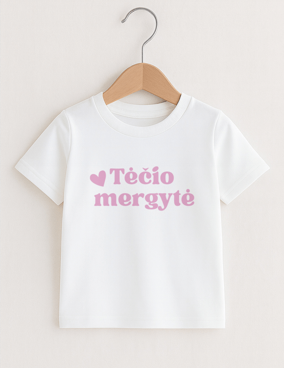 Vaikiški marškinėliai "Tėčio mergytė"