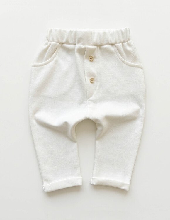 Baltos kelnės berniukui  "Gustavas"