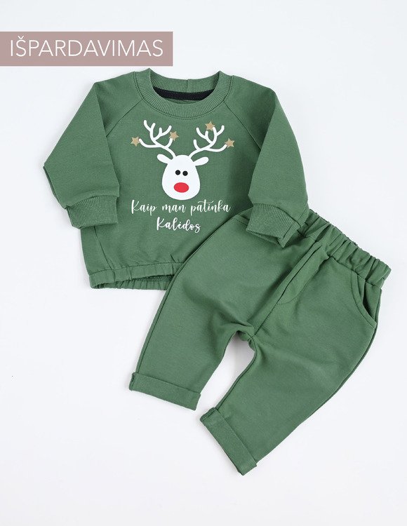 Kalėdiniai vaikiški drabužėliai "Rudolfas"
