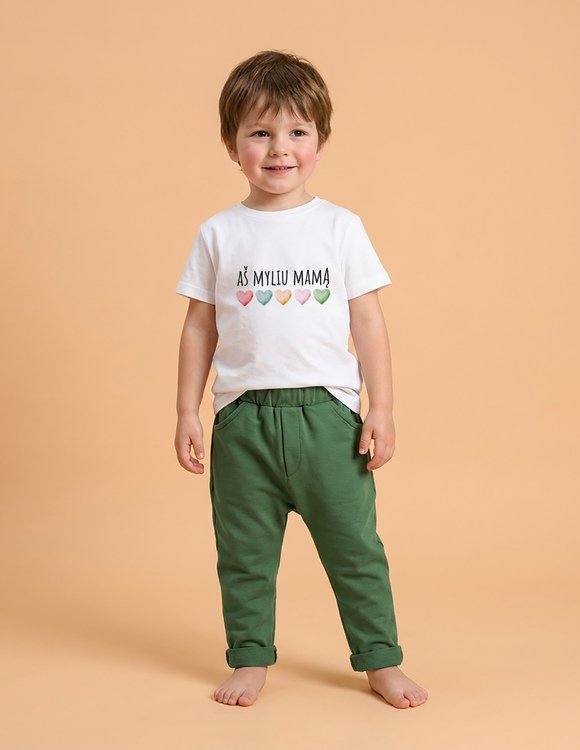 Vaikiški marškinėliai "Aš myliu mamą" 1