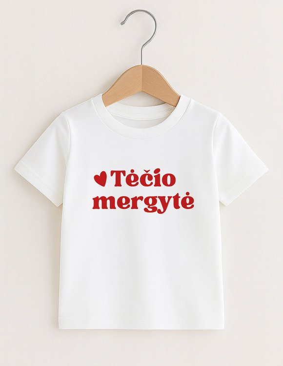 Vaikiški marškinėliai "Tėčio mergytė"