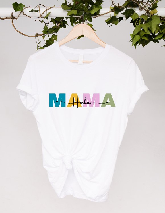 Personalizuoti marškinėliai "Mama" 