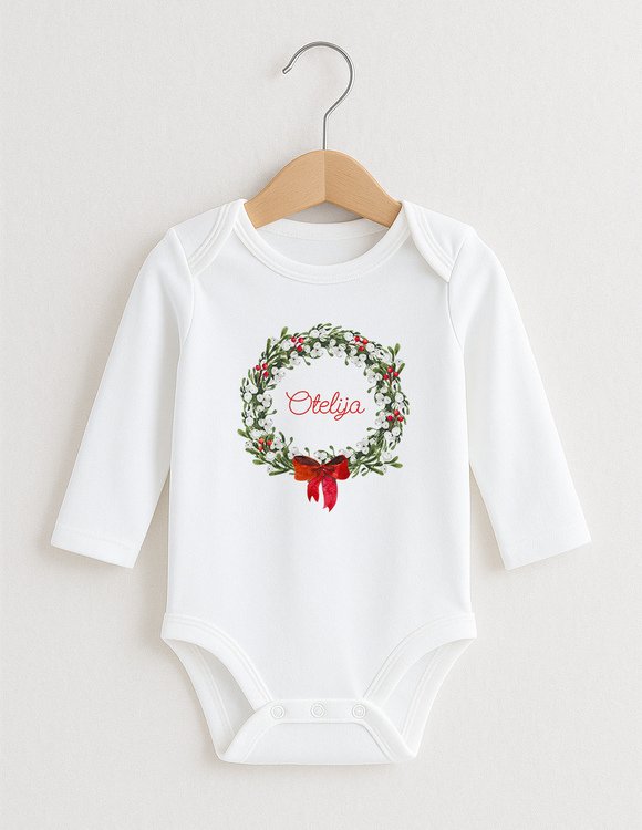 Personalizuotas kalėdinis smėlinukas ''VAINIKĖLIS''