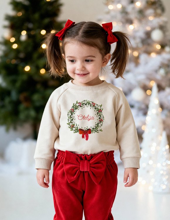 Personalizuotas kalėdinis komplektas "VAINIKĖLIS" 1