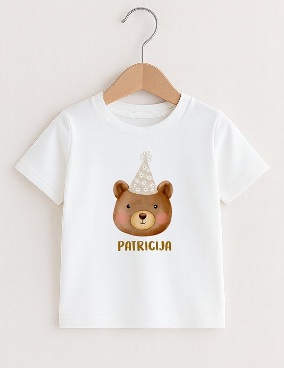 Gimtadienio marškinėliai vaikui MEŠKUTIS