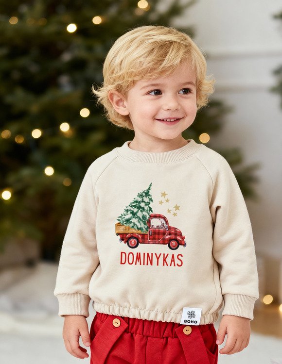 Personalizuotas kalėdinis komplektas "ATVAŽIUOJA KALĖDOS" 1