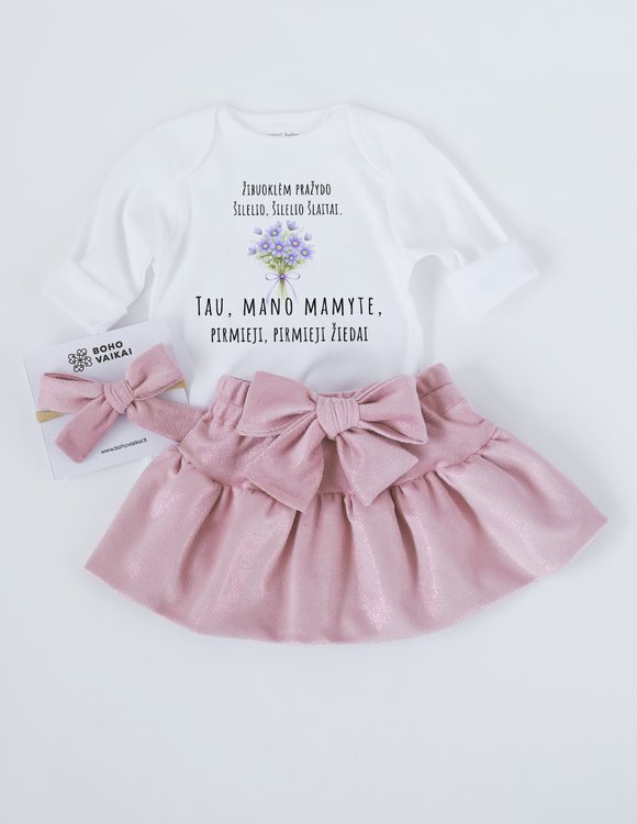 Mamos dienos smėlinukas kūdikiui "ŽIBUOKLĖS"  1