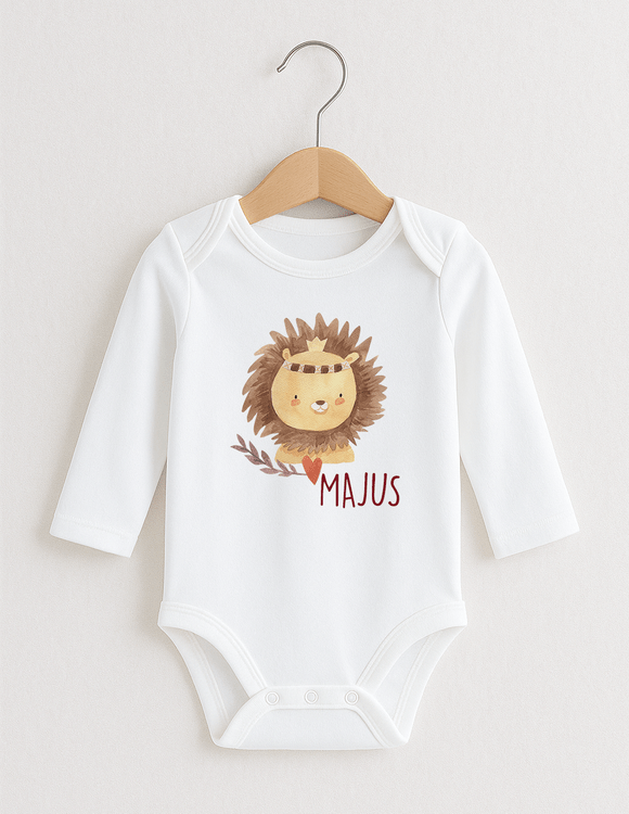 Personalizuotas komplektas kūdikiui "Boho liūtas"  2 Personalizuotas komplektas kūdikiui "Boho liūtas"  2