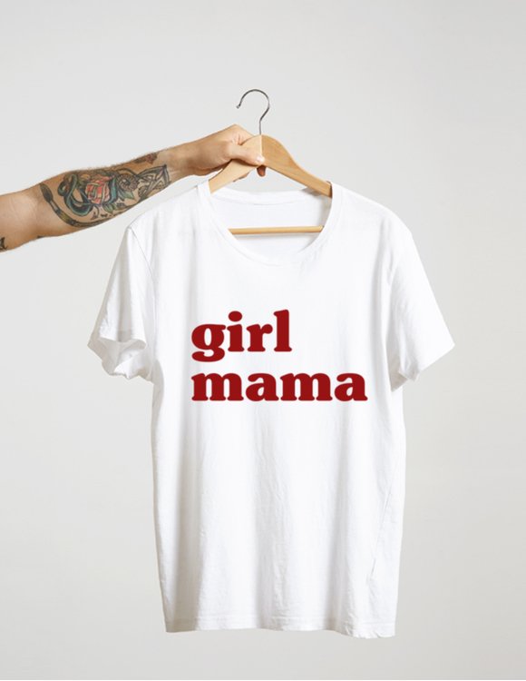 Moteriški marškinėliai "Girl mama" 
