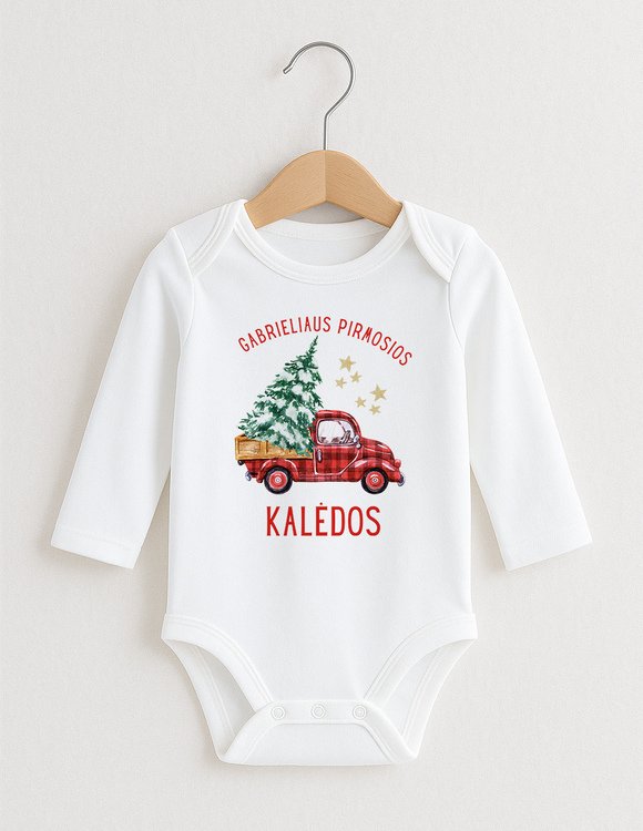 Personalizuotas kalėdinis smėlinukas ''ATVAŽIUOJA KALĖDOS''