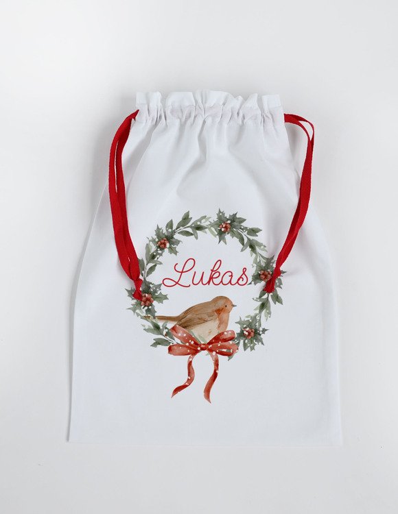  Personalizuotas, medžiaginis dovanų maišelis (2 dydžiai) 1