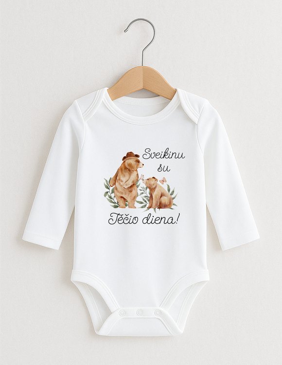 Tėčio dienos smėlinukas kūdikiui  "Meškučiai"  2