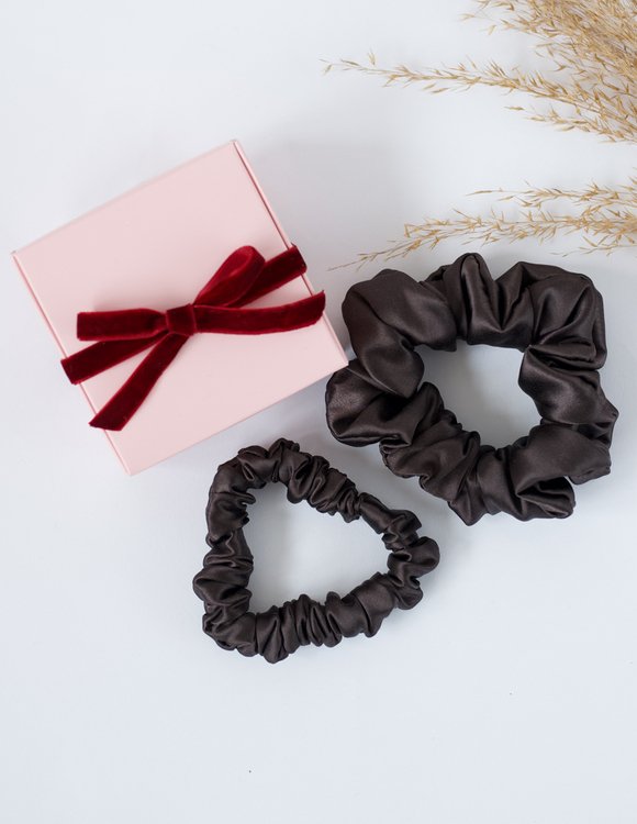 Šilkinių gumyčių rinkinys "ŠOKOLADAS"