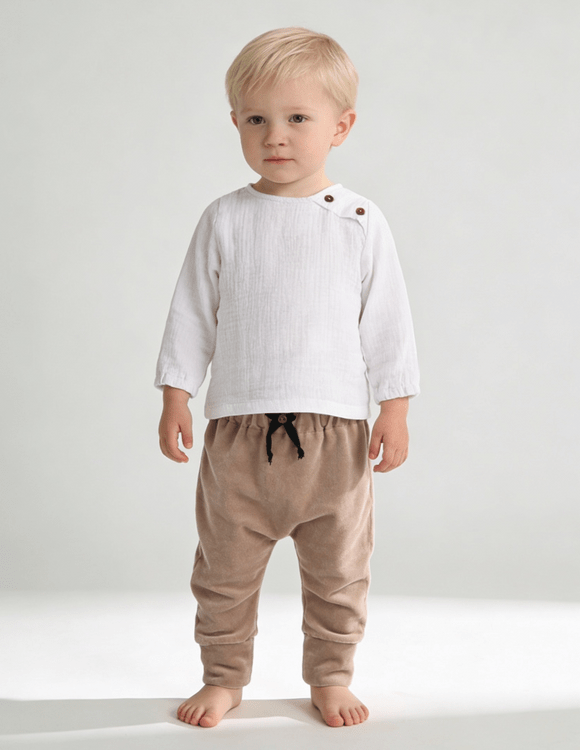 Veliūrinės kelnės vaikams "Vakaris" 