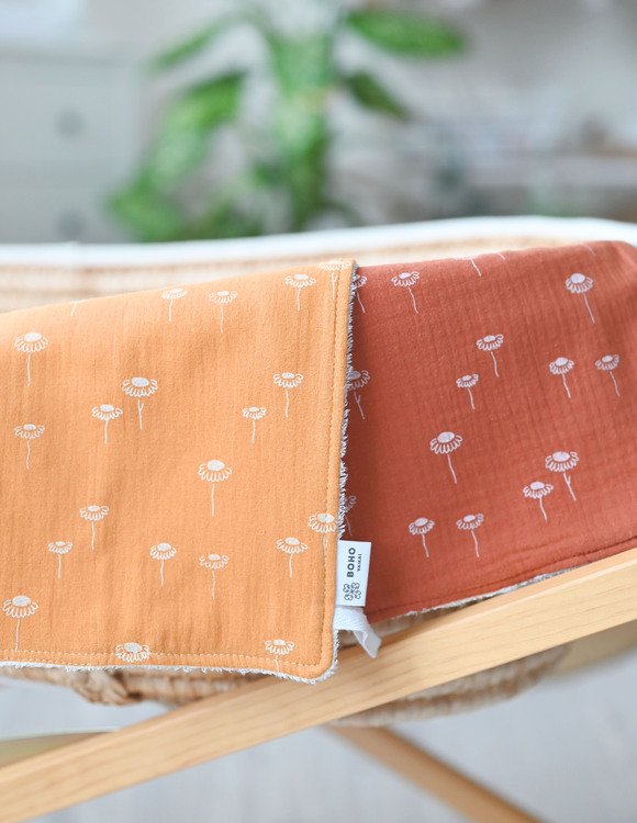 Dviejų sluoksnių merliukų rinkinys "Pienių pieva" (4 vnt.) 2