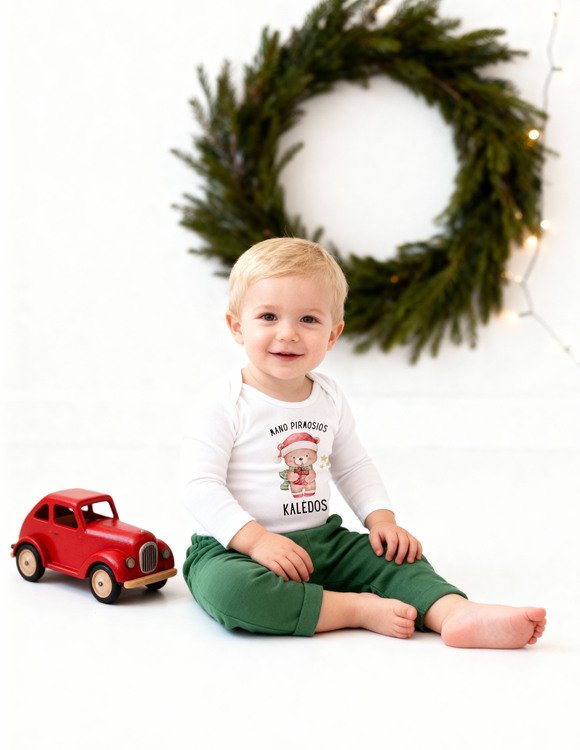 Personalizuotas kalėdinis komplektas "MEŠKIUKAS" 