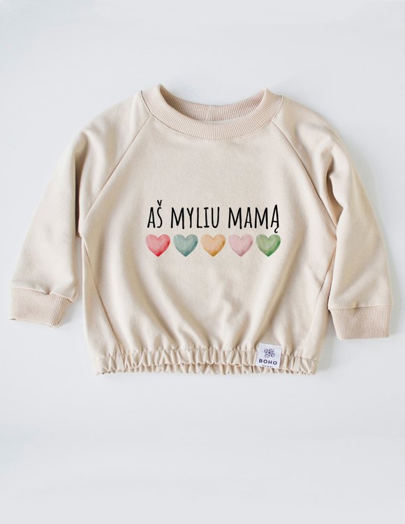 Džemperis vaikui "Aš myliu mamą"