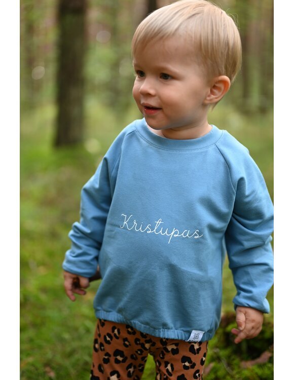 Personalizuotas vaikiškas džemperis berniukui "Kristupas"