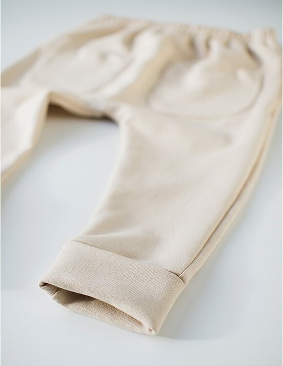 Smėlio spalvos kelnės su kišenėmis "Markas"
