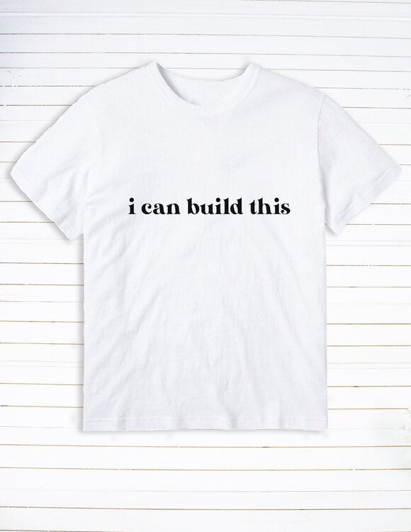 Marškinėliai tėčiui “I can build this” 